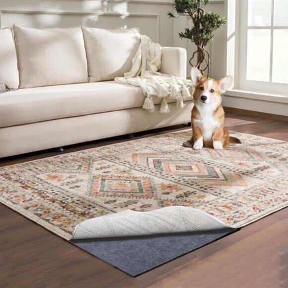 NEW Waterproof Rug Pad 3x5 ft – Non-Slip Carpet Pad for Area Rugs and Flooring